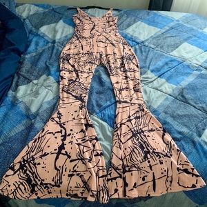 New Ladies bell bottom jumper size small